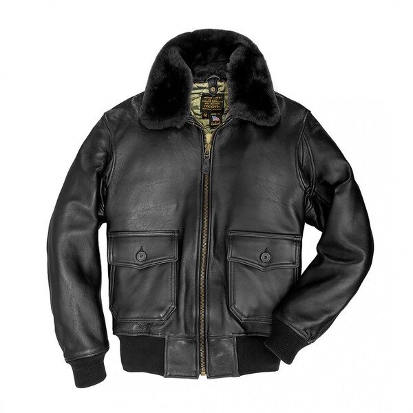 Фото: Кожаная куртка Cockpit USA Navy G-1 Jacket